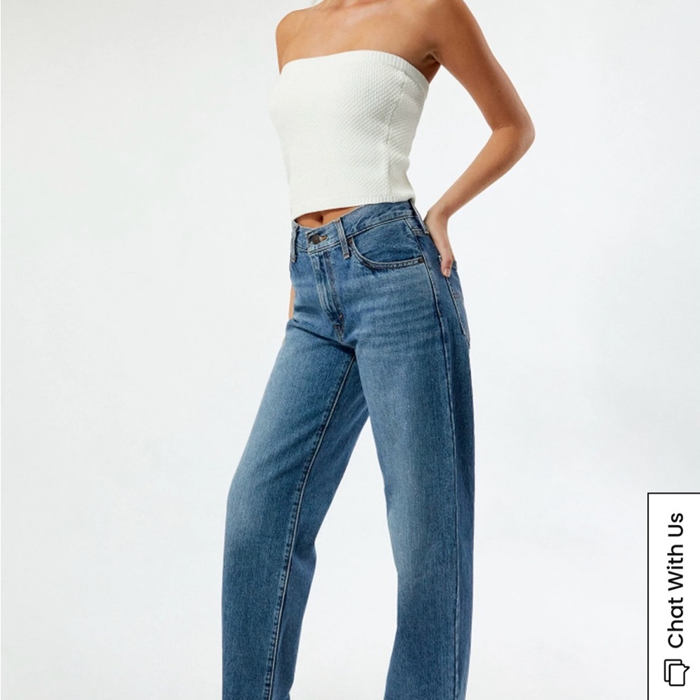 Levi's Women's Straight Leg Blue Jeans